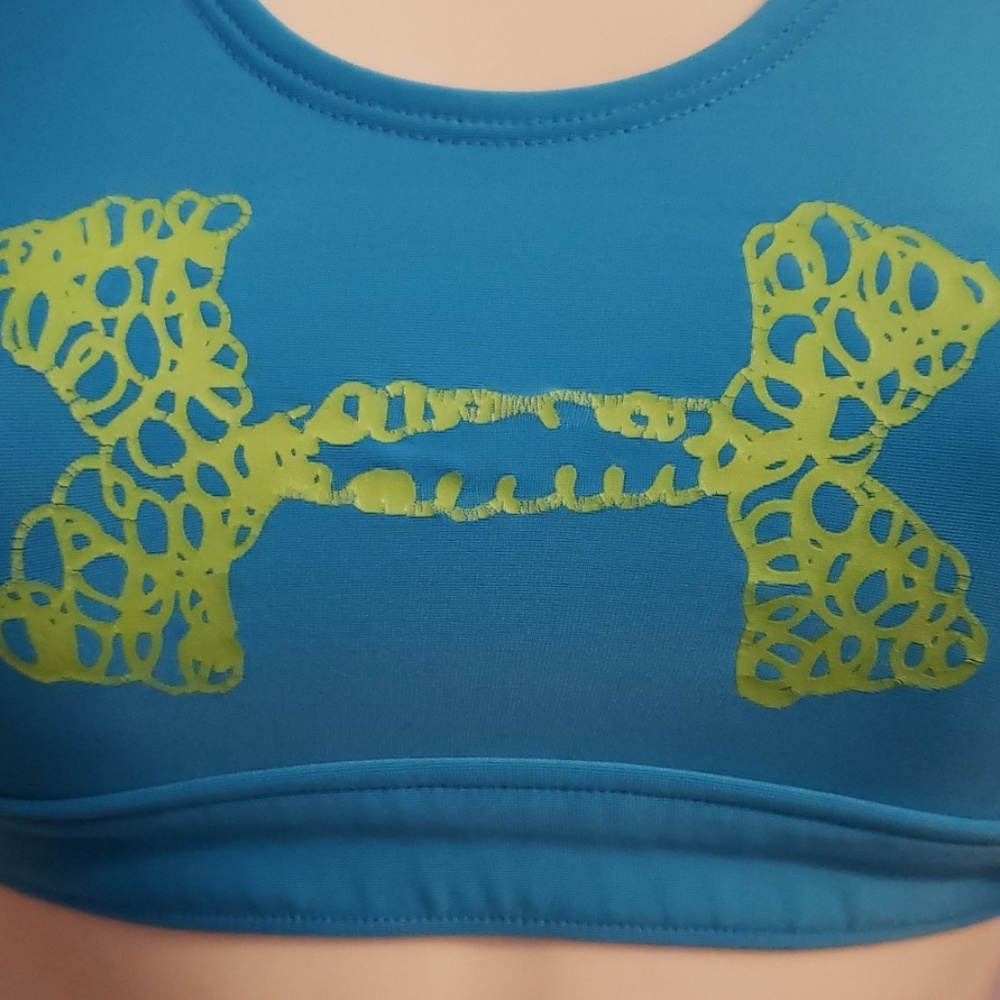 Under Armour XS Blue Sports Bra - Picture 2 of 6